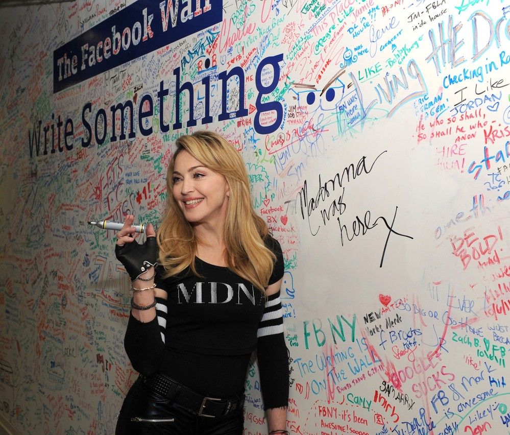 Madonna em chat com Jimmy Fallon no Facebook