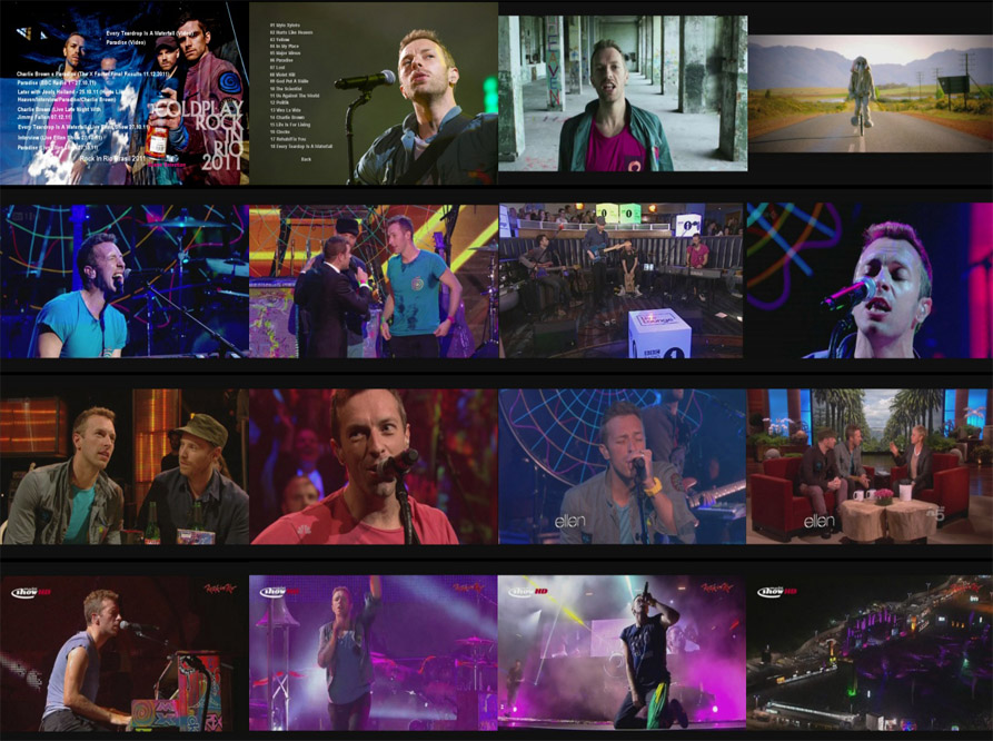 dvd coldplay rir