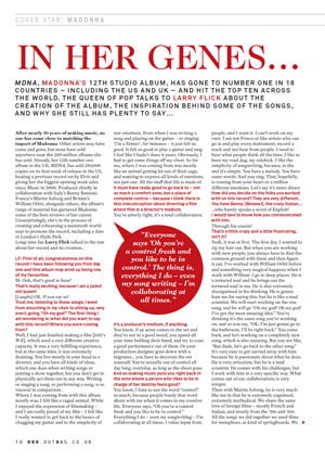 Madonna Interview Out In The City UK